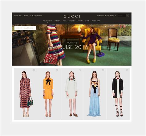 gucci web design|Gucci official web.